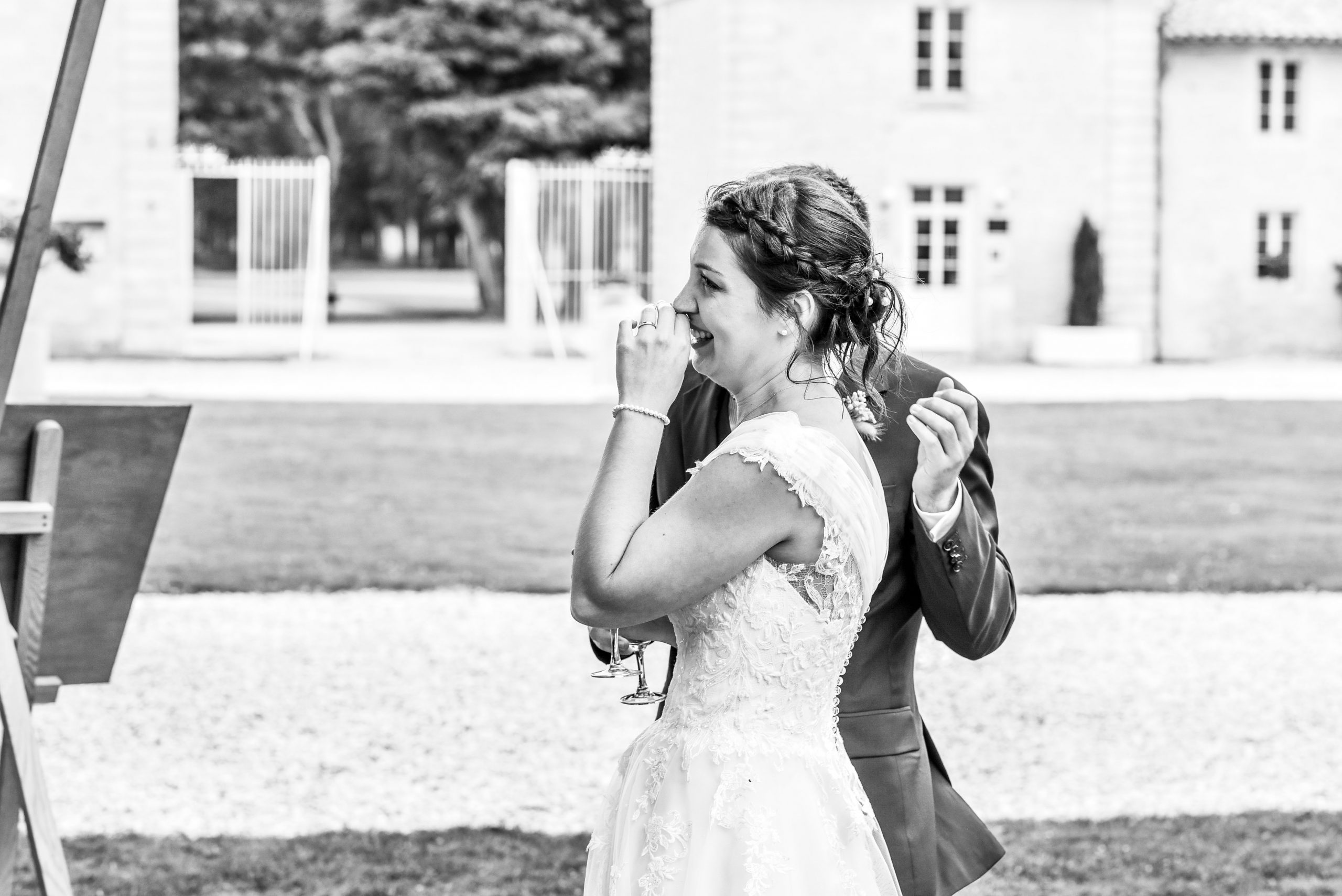 photos mariée émue