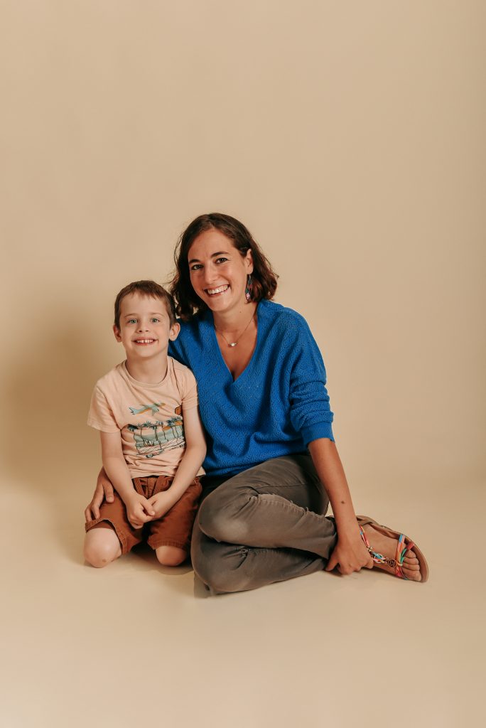 portrait maman et fils