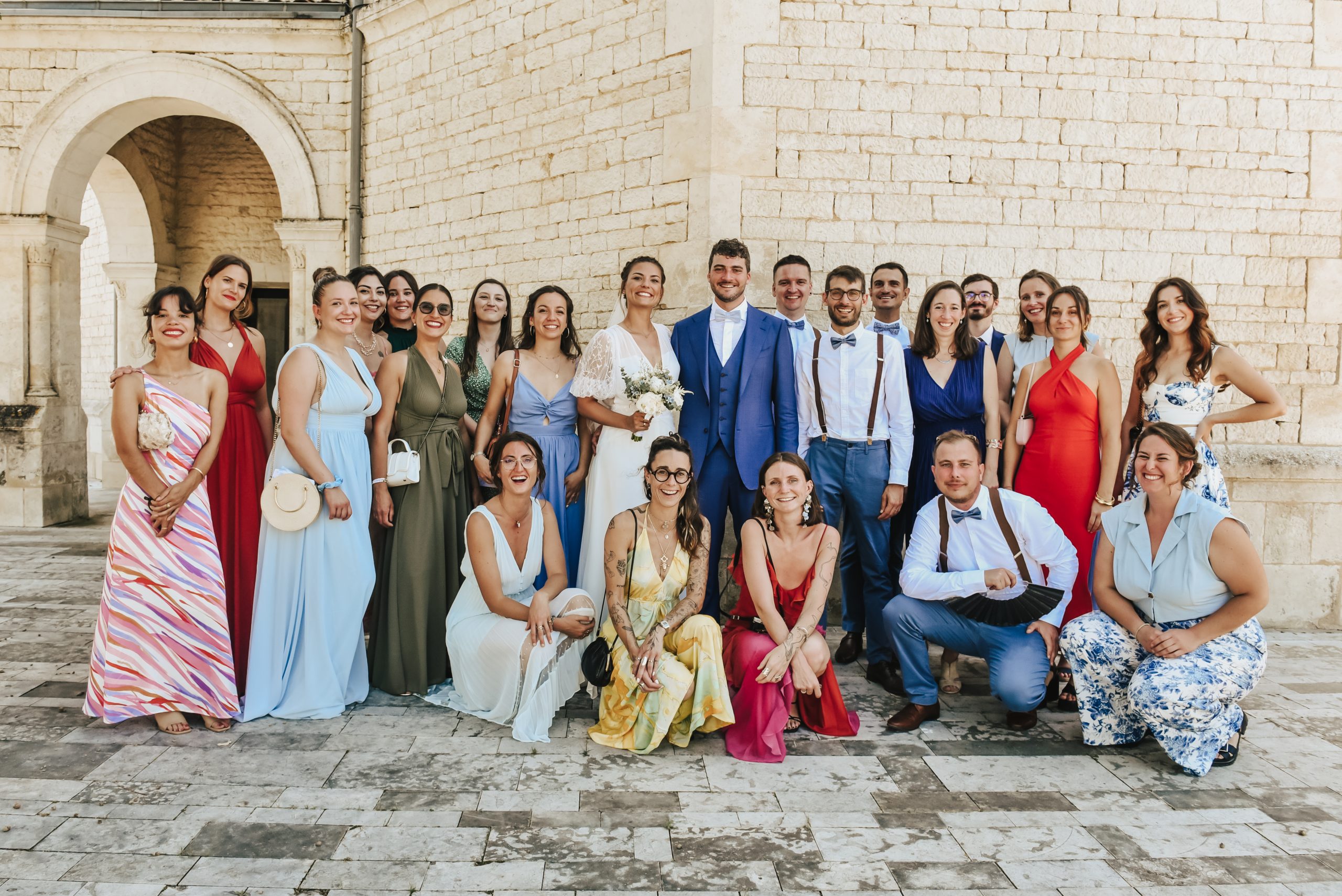 grand groupe mariage